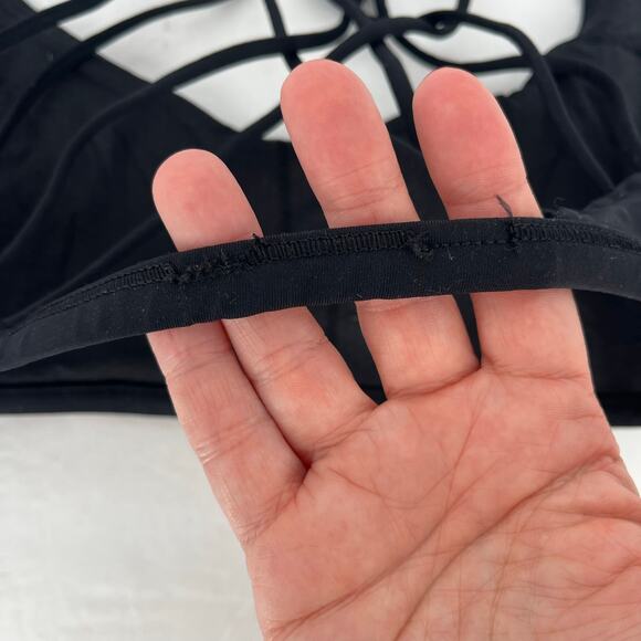 Lululemon Free To Be Bra (Wild) Black Size 8 - Picture 6 of 10